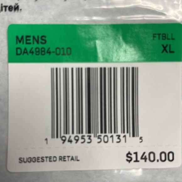 NWT NIKE Storm-Fit Waterproof Mens Training Pants. Color Black. - Picture 4 of 6